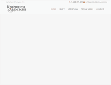 Tablet Screenshot of kornreichlaw.com